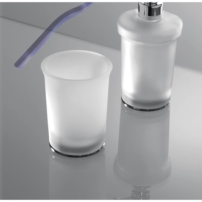 Immagine di Colombo Design LINK bicchiere da appoggio, finitura cromo B24410CR-VAN