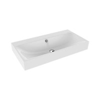 Immagine di Kaldewei SILENIO lavabo da parete L.90 P.46 cm, 3 fori, con troppopieno, colore bianco alpino 904406033001