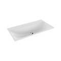 Immagine di Kaldewei SILENIO lavabo da semincasso L.90 P.46 cm, 3 fori, senza troppopieno, colore bianco alpino 907806273001