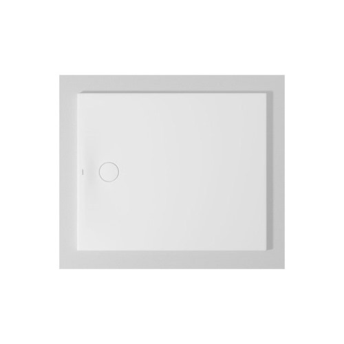 Immagine di Duravit TEMPANO piatto doccia filo pavimento rettangolare L.120 P.100 cm, con foglio impermeabile premontato e Antislip, colore bianco finitura lucido 720199000000001