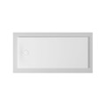 Immagine di Duravit TEMPANO piatto doccia filo pavimento rettangolare L.170 P.75 cm, con foglio impermeabile premontato e Antislip, colore bianco finitura lucido 720211000000001