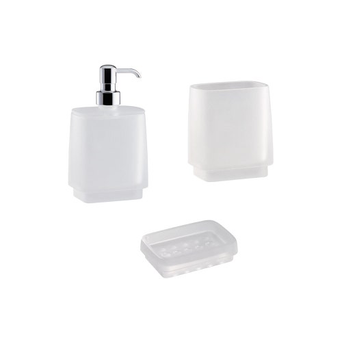 Colombo Design NORDIC set da appoggio con dispenser sapone, porta