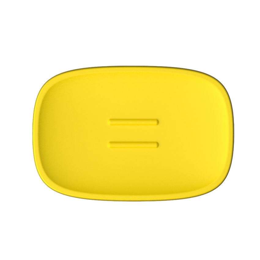 Immagine di Colombo Design TRENTA MOOD porta sapone d'appoggio, colore lemon yellow B30400C09