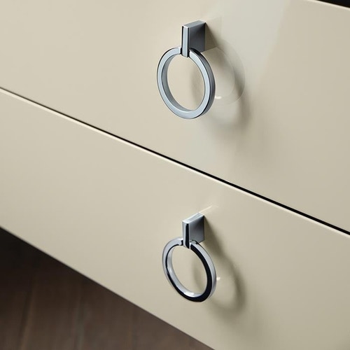 Immagine di Duravit WHITE TULIP base sottolavabo sospesa L.98.4 cm, con 2 cassetti e scasso per il sifone e coprisifone, frontale e corpo colore taupe finitura lucido WT43520H3H3