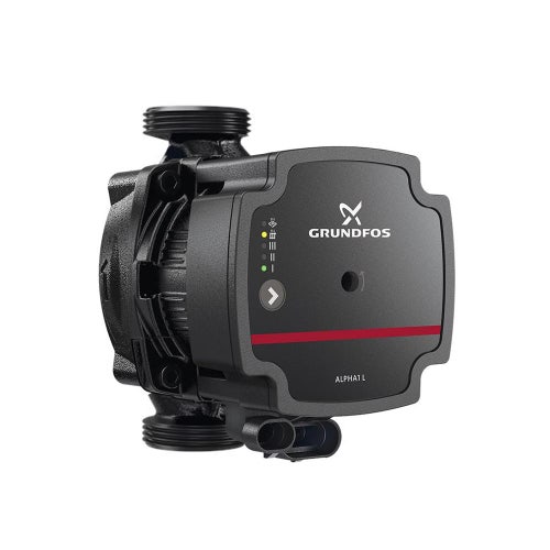 Immagine di Grundfos ALPHA1 L 20-40 130 Circolatore a rotore bagnato a velocità variabile per impianti di riscaldamento domestici, bocche filettate G 1" 1/4, prevalenza max 4 m 99160575