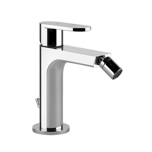 Immagine di Gessi VIA BAGUTTA miscelatore bidet con scarico e flessibili di collegamento, con risparmio energetico, finitura cromo 29908#031