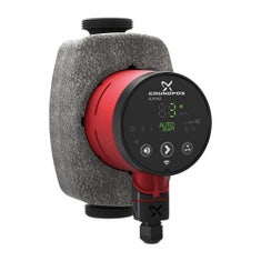 Immagine di Grundfos ALPHA2 25-40 180 Circolatore a rotore bagnato a velocità variabile per impianti di riscaldamento domestici, bocche filettate G 1" 1/2, prevalenza max 4 m 99411165