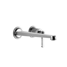 Immagine di Gessi VENTI20 miscelatore lavabo da parete P.26 cm, senza scarico, finitura cromo 65088#031