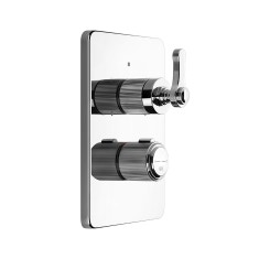Immagine di Gessi VENTI20 miscelatore termostatico doccia, a parete, 1 via, senza corpo incasso, finitura cromo 65133#031