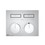 Immagine di Gessi HI-FI COMPACT miscelatore termostatico a due funzioni simultanee, con pulsanti on-off, senza corpo incasso, finitura cromo 63004#031