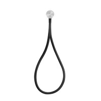 Immagine di Gessi Set doccia magnetico con presa acqua, doccetta anticalcare e flessibile Darkflex 150 cm, finitura cromo 63199#031