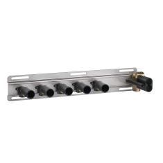 Immagine di Gessi Parte incasso per miscelatore termostatico a mensola a cinque funzioni, con attacchi 1/2" 63027#031