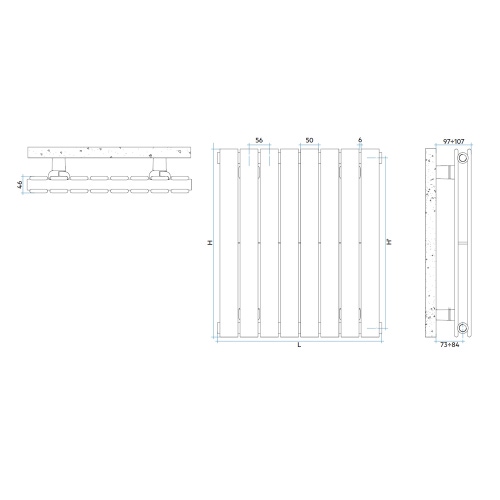 Termoarredo Piano2 Orizzontale Irsap – EdilPrestige