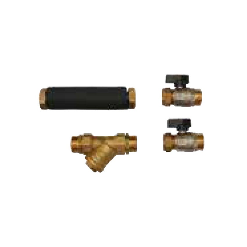 Immagine di Immergas Kit rubinetti d’intercettazione impianto 1” per zone aggiuntive, con filtro 3.030861