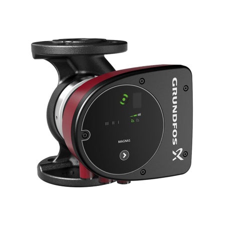 Immagine di Grundfos MAGNA1 32-60 F Circolatore elettronico a rotore bagnato ad alta efficienza per impianti di riscaldamento e condizionamento, versione singola con bocche flangiate DN 32, prevalenza max 6 m 99221269