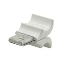 Immagine di Irsap gancio Appendiuno applicabile su radiatori Vela e Pareo, senza appendino, colore bianco standard finitura lucido APPATVELC01