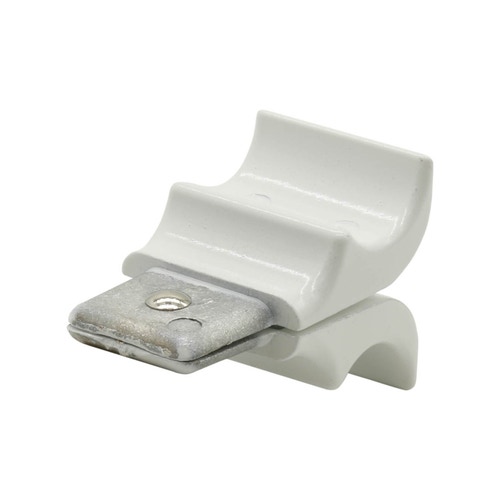 Immagine di Irsap gancio Appendiuno applicabile su radiatori Vela e Pareo, senza appendino, colore bianco standard finitura lucido APPATVELC01