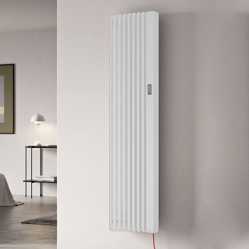 Immagine di Irsap SAX radiatore elettrico H.180 L.41,5 P.8,2 cm, colore bianco S2EE041E01IRNNN001