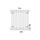 Irsap TESI3 EH radiatore elettrico, 12 elementi, H.60,2 L.60,8 P.10,1 cm, verticale, colore bianco RT306001201IRH1N01