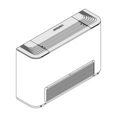Immagine di Aermec FCZ UF Ventilconvettore per impianto 2 tubi, universale con mobile, griglia orientabile con griglia frontale, installazione orizzontale/verticale (batteria principale standard) senza comando a bordo FCZ200UF