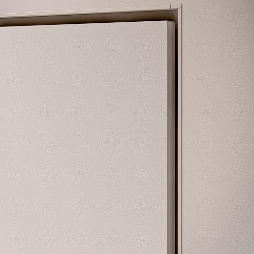 Immagine di Irsap FACE ZERO AIR radiatore raso muro H.180 L.50 P.7.5 cm, pannello radiante e cornice, colore bianco standard finitura lucido Cod.01 FCVE050B01IRANI001