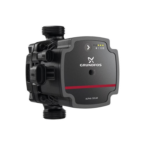 Immagine di Grundfos ALPHA SOLAR 15-75 130 Circolatore a rotore bagnato per impianti termici ad energia solare, bocche filettate G 1", prevalenza max 7.5 m 98989298