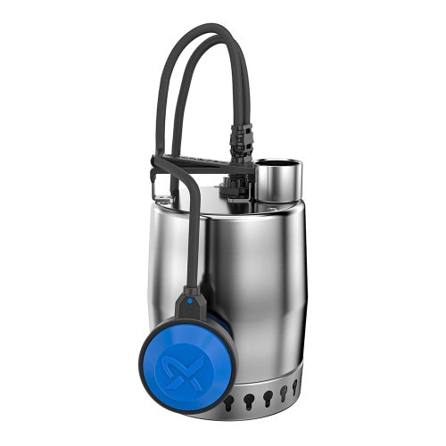 Immagine di Grundfos UNILIFT KP 150 A 1 Pompa sommergibile in acciaio inox per drenaggio acque reflue, con galleggiante, portata max 8.5 m³/h - prevalenza max 5.5 m (cavo 5 m) 011H1600