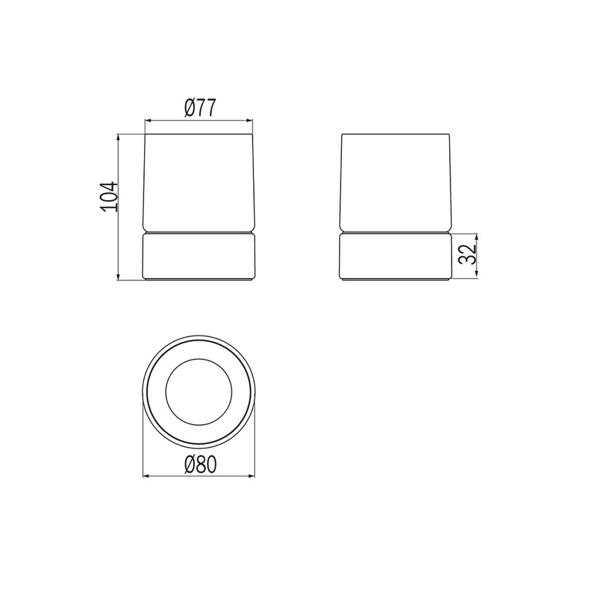Immagine di Inda MITO portabicchiere da appoggio con bacinella in vetro satinato, finitura cromo A20010CR21