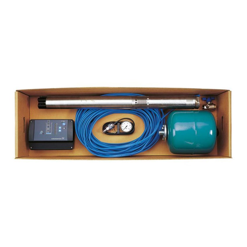 Immagine di Grundfos SQE 5-70 Kit pressione costante con pompa sommersa da 3" in acciaio inox 96524503