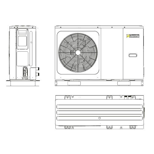 Immagine di Beretta HYDRO UNIT M 012T Pompa di calore idronica aria-acqua trifase 20203672