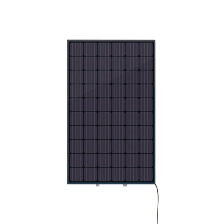 Immagine di Sonnenkraft SONNENKRAFTWERK SKW325 Modulo fotovoltaico Plug-In 0.3 kW con micro inverter integrato, con sistema di montaggio A PARETE 15344001.IT+2534+2412