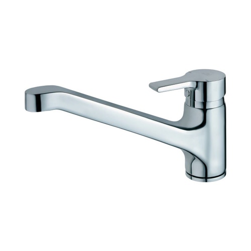 Immagine di Ideal Standard ACTIVE miscelatore monocomando da appoggio su lavello, bocca di erogazione girevole, finitura cromo B8079AA