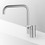 Immagine di Ideal Standard ACTIVE miscelatore monocomando da appoggio su lavello, bocca di erogazione alta orientabile, finitura cromo B8084AA