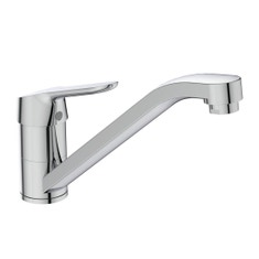 Immagine di Ideal Standard CERAFLEX miscelatore monocomando da appoggio su lavello, bocca di erogazione orientabile, finitura cromo BC129AA