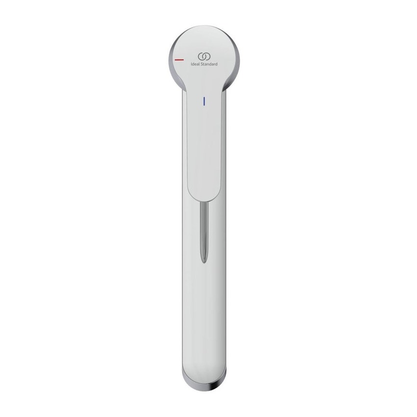 Immagine di Ideal Standard CERAFLEX miscelatore monocomando da appoggio su lavello, bocca di erogazione orientabile, finitura cromo BC135AA