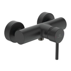 Immagine di Ideal Standard CERALINE miscelatore monocomando per doccia, senza accessori, colore nero finitura opaco BC200XG