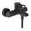 Immagine di Ideal Standard CERALINE miscelatore monocomando esterno per vasca o doccia, con doccetta, supporto a muro e tubo flessibile, colore nero finitura opaco BC270XG