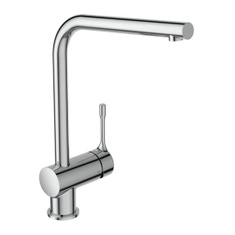 Immagine di Ideal Standard CERALOOK miscelatore monocomando da appoggio su lavello, con bocca di erogazione orientabile, finitura cromo BC174AA