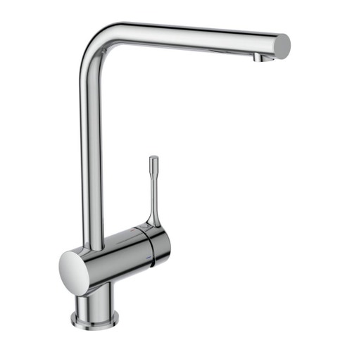 Immagine di Ideal Standard CERALOOK miscelatore monocomando da appoggio su lavello, con bocca di erogazione orientabile, finitura cromo BC174AA