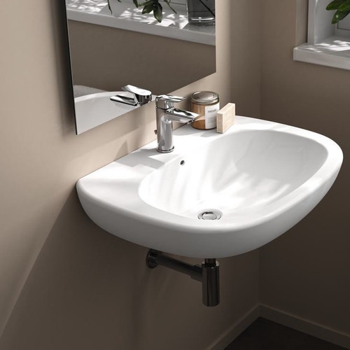 Immagine di Ideal Standard CERAMIX miscelatore monocomando lavabo, bocca di erogazione fissa, con asta di comando e scarico piletta, finitura cromo A6542AA