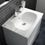 Immagine di Ideal Standard CERAMIX miscelatore monocomando H.16 cm per lavabo, bocca di erogazione fissa, con sistema di apertura a freddo Bluestart, asta di comando e scarico piletta, finitura cromo A6543AA