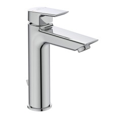 Immagine di Ideal Standard CERAMIX miscelatore grande monocomando lavabo, con asta di comando e scarico piletta, finitura cromo A6544AA