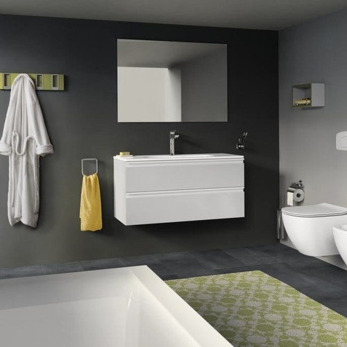 Immagine di Ideal Standard CERAMIX miscelatore grande monocomando lavabo, con asta di comando e scarico piletta, finitura cromo A6544AA