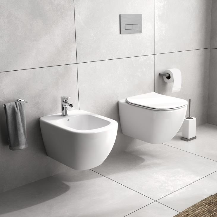 Immagine di Ideal Standard CERAMIX miscelatore monocomando bidet, con asta di comando e scarico piletta, finitura cromo A6545AA