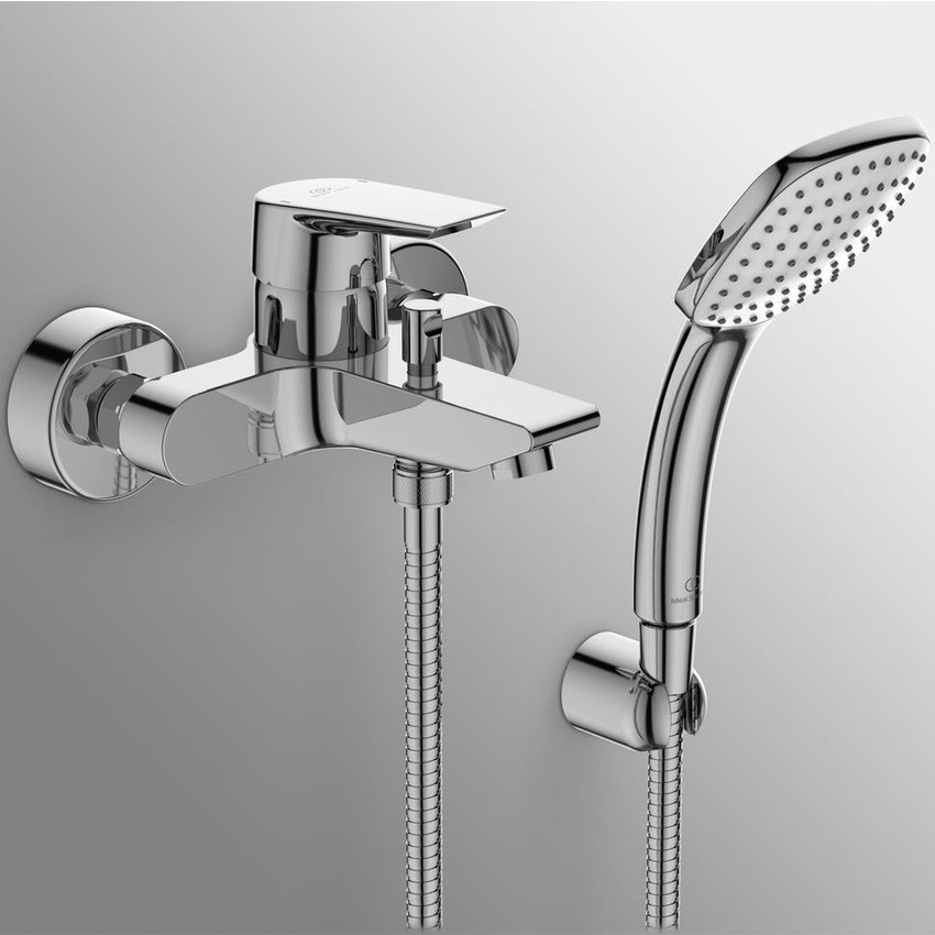 Immagine di Ideal Standard CERAMIX miscelatore monocomando per esterno vasca/doccia, finitura cromo A6547AA