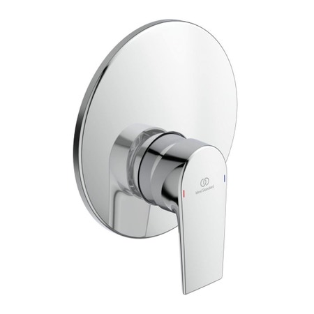 Immagine di Ideal Standard CERAMIX miscelatore monocomando ad incasso per doccia, finitura cromo A6548AA