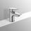 Immagine di Ideal Standard CERAMIX miscelatore monocomando H.16 cm per lavabo, con asta di comando e scarico piletta, con sistema EasyFix, finitura cromo A6550AA