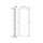 Deltacalor PLATE VERTICALE DOPPIO radiatore H.45 L.38 cm, colore bianco PL2V045038B