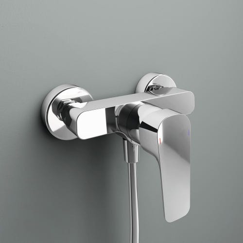 Immagine di Ideal Standard CERAPLAN III miscelatore esterno per doccia, non corredato di componenti doccia, finitura cromo B0716AA