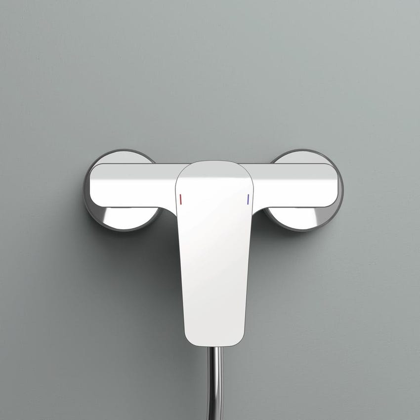 Immagine di Ideal Standard CERAPLAN III miscelatore esterno per doccia, non corredato di componenti doccia, finitura cromo B0716AA